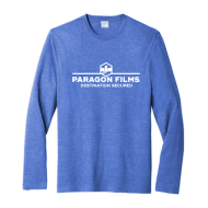 Port & Company Tri-Blend Long Sleeve T-shirt (Heather Royal)